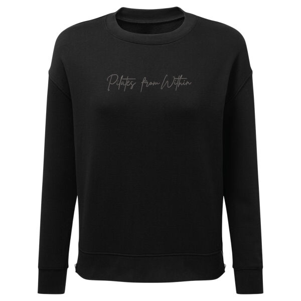 Pilates from within zip sweatshirt black  Thumbnail