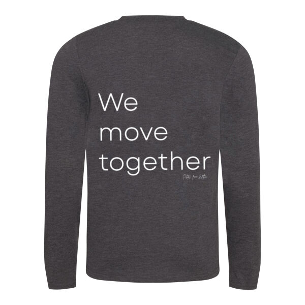 Unisex Long Sleeved Layered Top - We move together Thumbnail