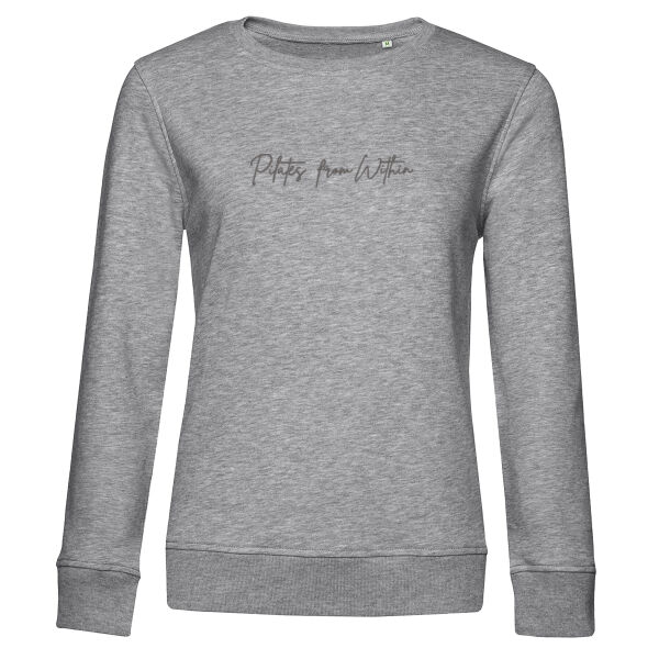 Pilates from within sweatshirt on Grey (no zip) Thumbnail