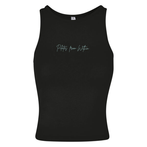 Pilates from within Racer back top in black  Thumbnail