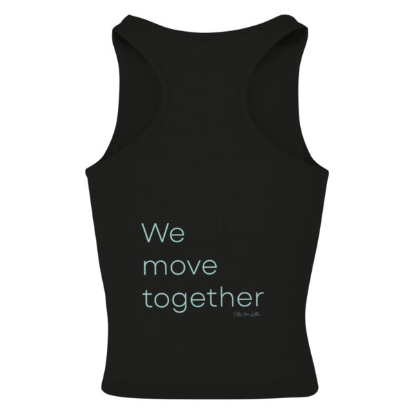 We move together Racer back top in black Thumbnail