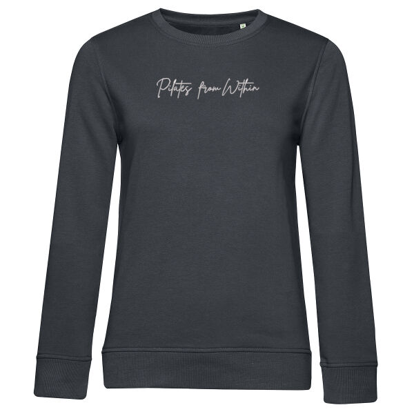 Pilates from within  sweatshirt on  dark grey (no zip)  Thumbnail